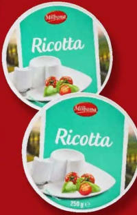 Milbona Ricotta 12% grăsime 250 g
