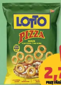 Lotto Snacks gust pizza 75 g
