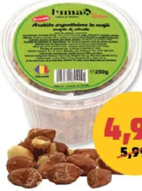 Luma Arahide în coajă roșie cu sare 250 g
