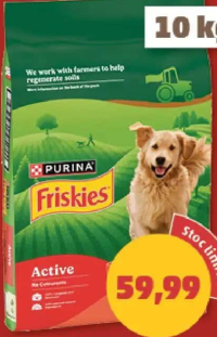 Friskies Hrană uscată pentru câini vită și legume 10 kg