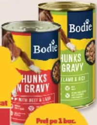 BODIE HRANĂ UMEDĂ CÂINI diverse sortimente, 415 g