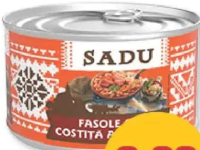 SADU FASOLE CU COSTIȚĂ AFUMATĂ 400 g