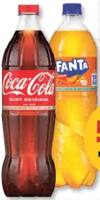 COCA-COLA REGULAR / FANTA PORTOCALE 1 l