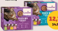 Louisa Hrană umedă pentru pisici în sos / jeleu diverse sortimente 12 x 100 g