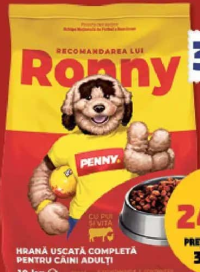 Ronny Hrană uscată completă pentru câini adulți pui & vită 10 kg