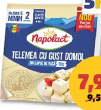 Napolact Telemea de vacă gust domol 150 g