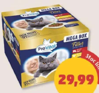 Prevital Hrană umedă pentru pisici vită, pui și somon 24 x 85 g