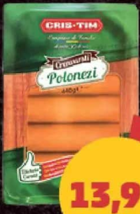 CRIS-TIM CRENVURȘTI POLONEZI 440 g