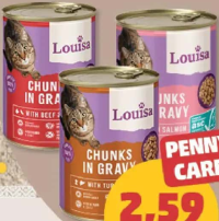 Louisa Hrană umedă pentru pisici diverse sortimente 415 g