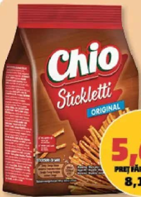 Chio Stickletti sticks cu sare 190 g