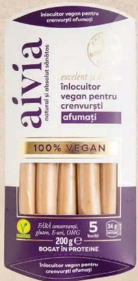 Aivia Înlocuitor vegan pentru crenvurști afumați 200 g