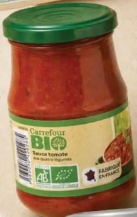Carrefour Bio Sos de roșii cu legume 190 g