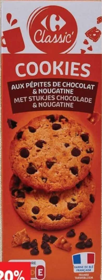 Cookies Nougat Carrefour Classic 200 g