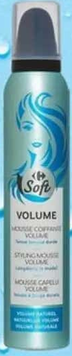 Carrefour Soft Spumă de coafat pentru volum 200 ml