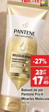 Balsam de păr Pantene Pro-V Miracles Molecular 160 ml