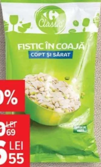Fistic copt și sărat Carrefour Classic 250 g