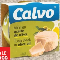 Calvo Ton bucăți în ulei de măsline 160g