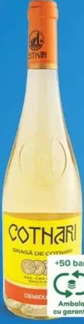 Cotnari Vin Grasă de Cotnari 0.75 L, alb/roșu/rose