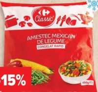Carrefour Classic Amestec mexican de legume 450 g