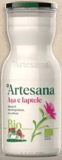 Artesana Lapte ecologic min. 3.5% grăsime 1 L