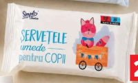 Șervețele umede copii Simple Choice 72 buc.