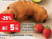Cornuri cu marmeladă x 2 buc. 200 g