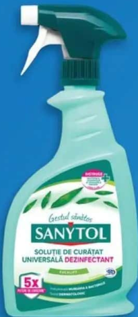 Sanytol Detergent universal 750 ml, eucalipt/măr/grepfruit