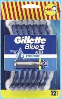 Gillette Aparat de ras, de unică folosință, Blue3 Comfort 12 buc.