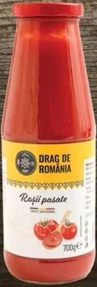 Drag de România Roșii pasate 700 g