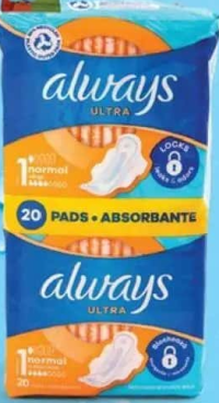 Always Absorbante igienice Duo 8/10/12/14/16/18/20 buc.
