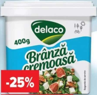 Delaco Brânză cremoasă de vacă în saramură 400 g