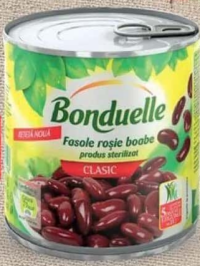 Bonduelle Fasole albă/roșie 400g