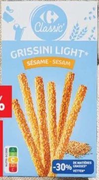 Grisine cu susan Carrefour Classic 125 g