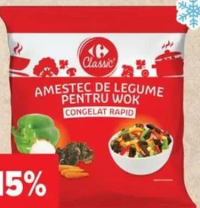 Carrefour Classic Amestec de legume pentru wok 450 g