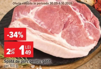 Spată de porc pentru gătit per 100 g