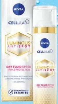 Cremă de zi Nivea Cellular Luminous, SPF50 40 ml