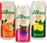 Bere fără alcool cu arome ALBRAU Breeze 0.5 L, grapefruit/ fructe de pădure/ lămâie