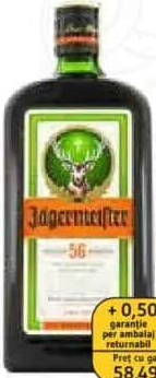 Lichior plante JAGERMEISTER 0.7 L, 35% alcool