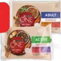 Hrană umedă pentru câini PURINA One 4x95 g
