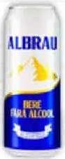 Bere blondă fără alcool ALBRAU 0.5 L