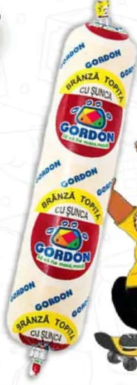 Brânză topită GORDON cu șuncă 125 g