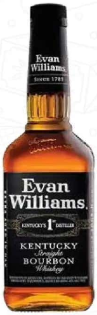 Whisky EVAN WILLIAMS BLACK 0.7 L