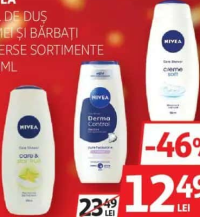 NIVEA GEL DE DUȘ FEMEI ȘI BĂRBAȚI DIVERSE SORTIMENTE 500ML