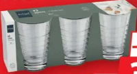 Actuel Set 3 pahare sticlă 20cl