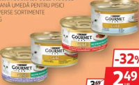 PURINA GOURMET GOLD MOUSSE Hrană umedă pentru pisici diverse sortimente 85g