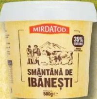 Mirdatod Smântână de Ibănești 35% 500g