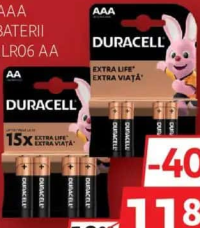 Duracell Basic AAA / Set 4 Baterii LR03 / LR06 AA 4 BUC