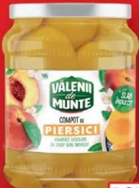 Vălenii de Munte Compot Piersici 680g
