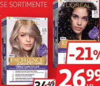 L'OREAL PARIS EXCELLENCE VOPSEA DE PĂR PERMANENTĂ DIVERSE SORTIMENTE 192ML