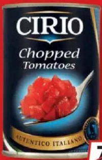 Cirio Pulpă de roșii cuburi 400g